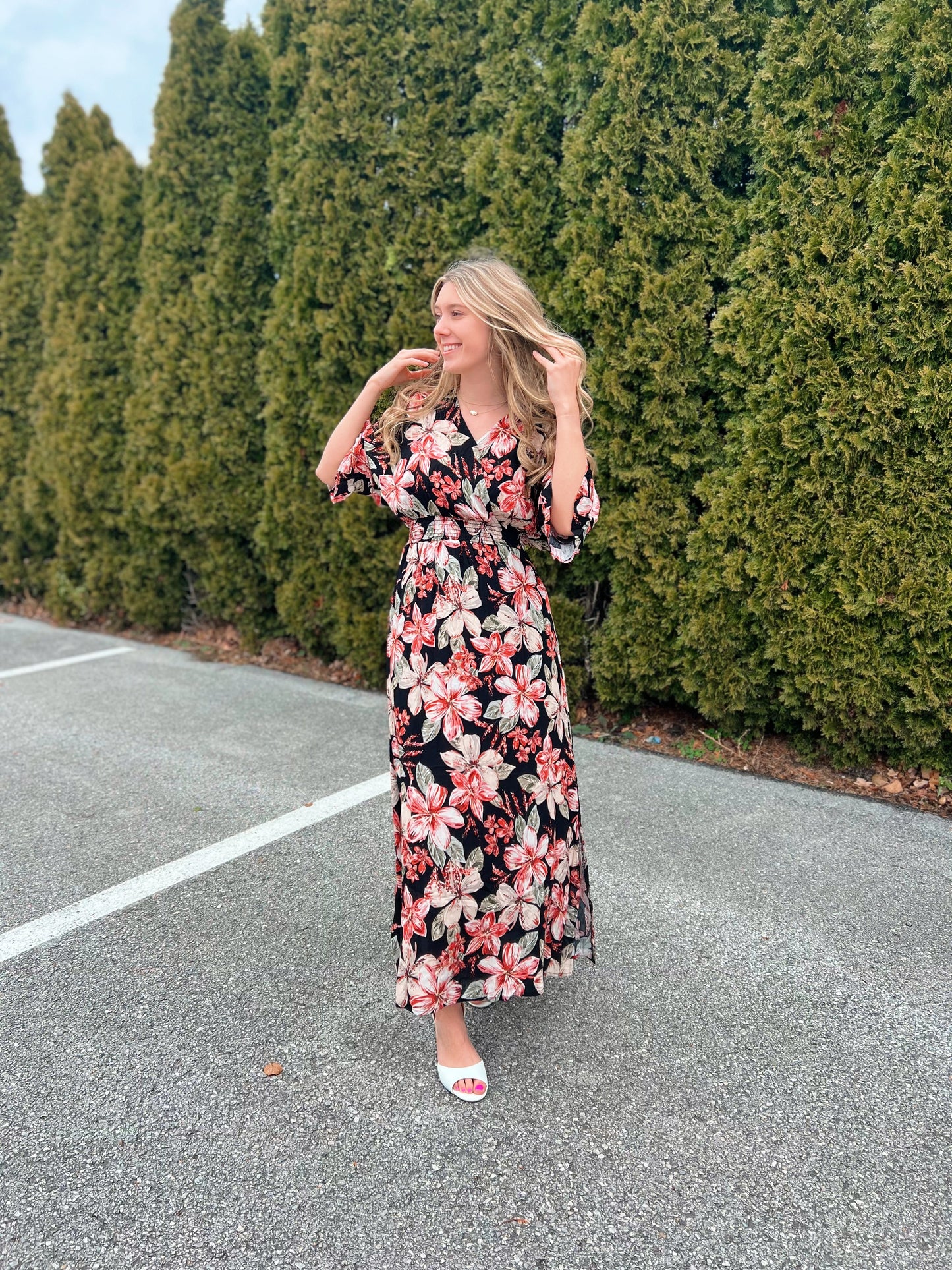 Sweetheart- Floral Maxi Dress