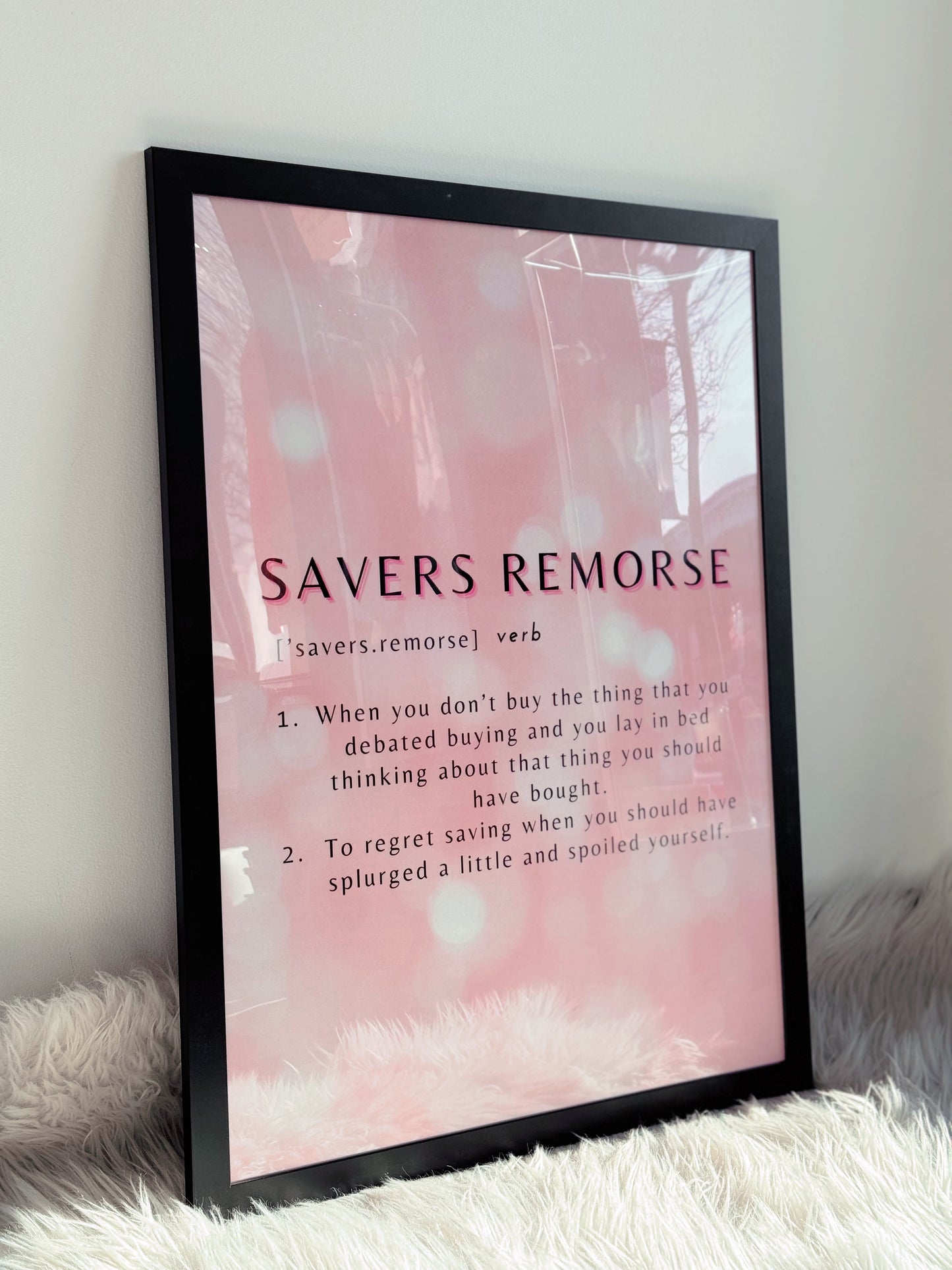 Savers Remorse, Poster